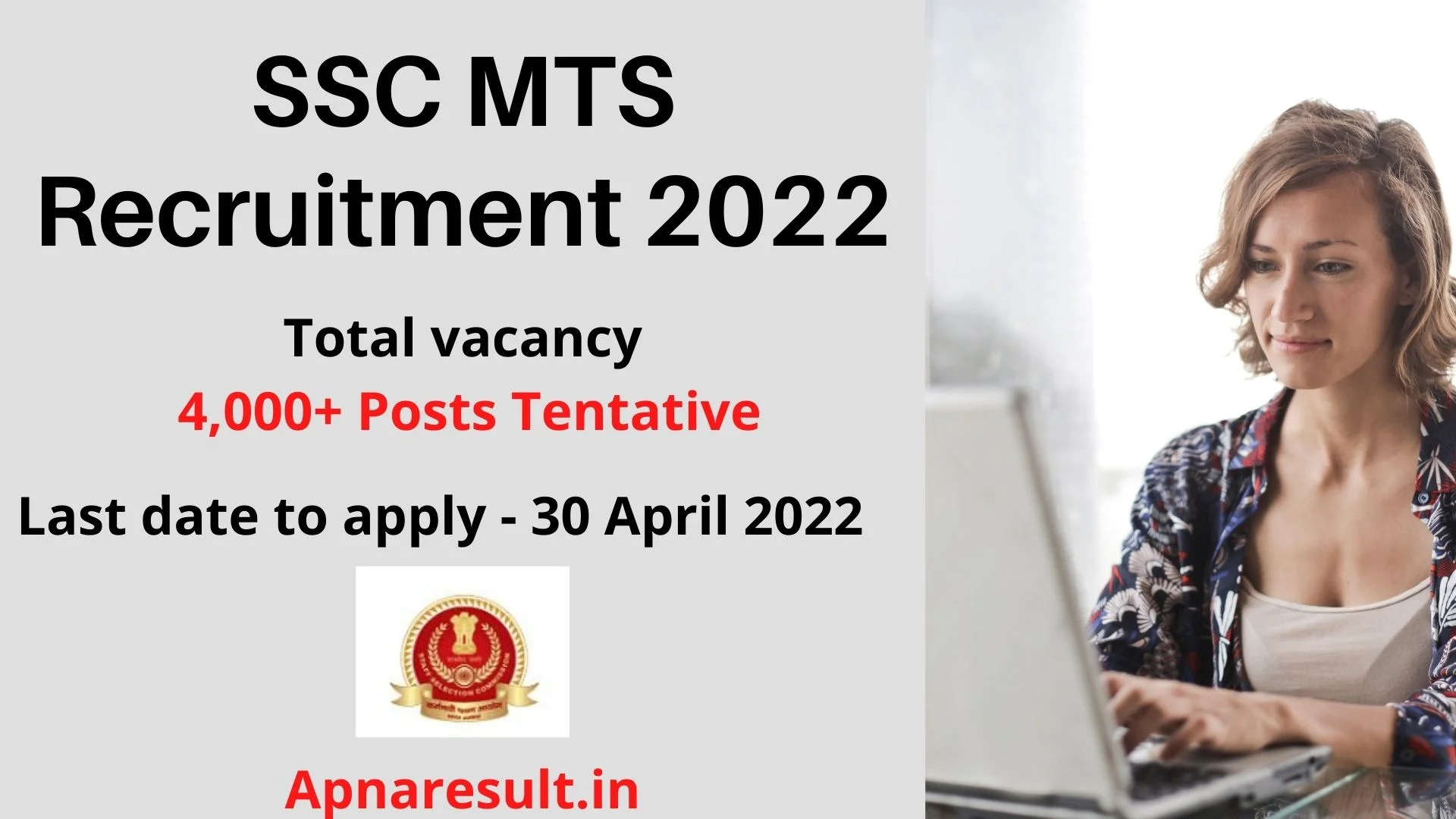 SSC MTS Recruitment 2022 Apply Online